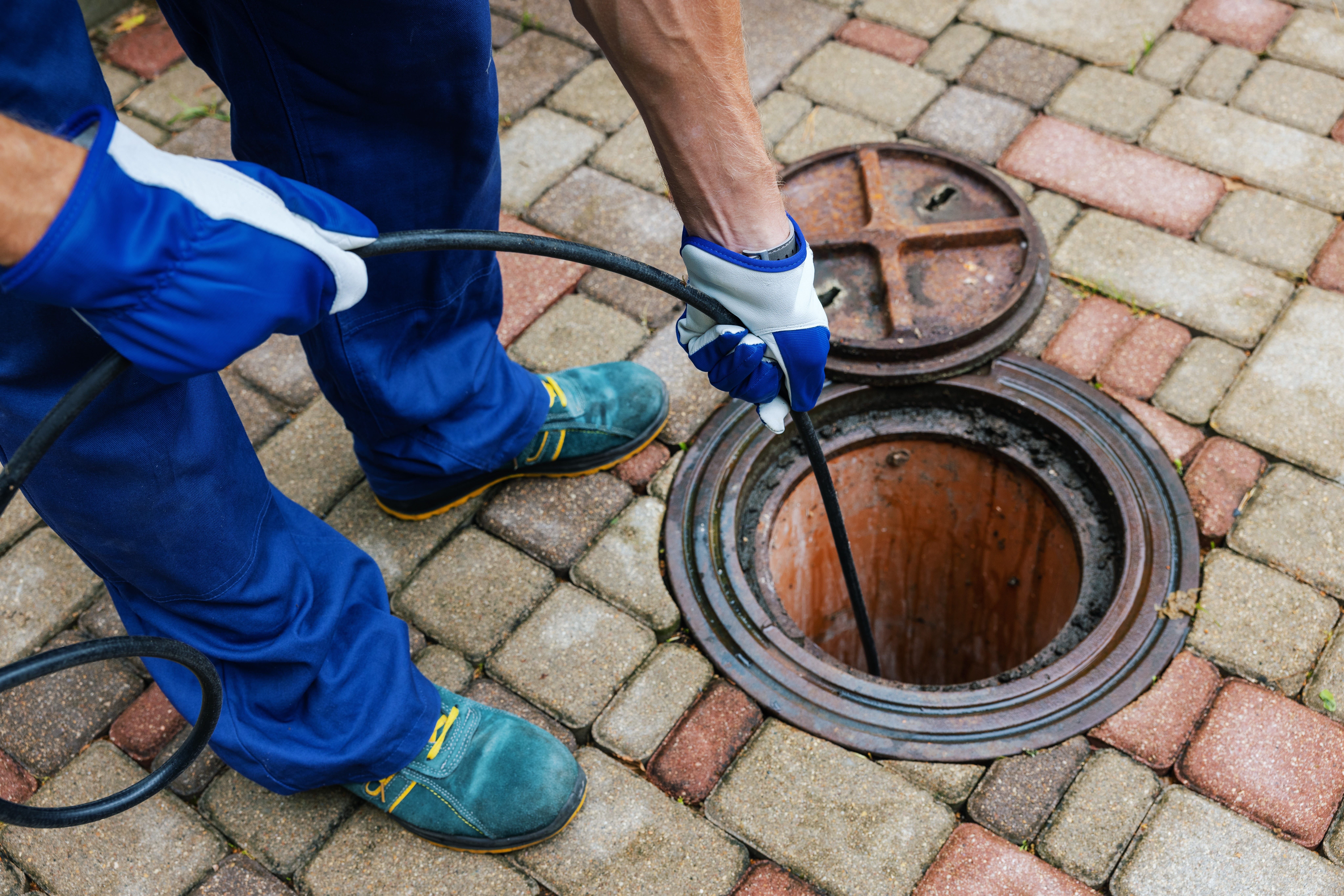 Underground sewer pipe and lateral line in Sun City West